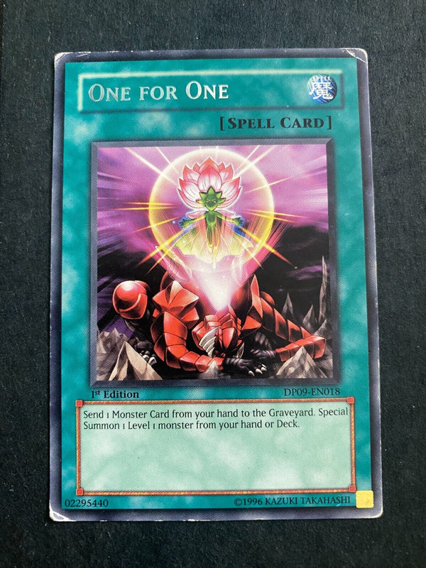 Yugioh One For One DP09-EN018 Rare 1st Edition HP