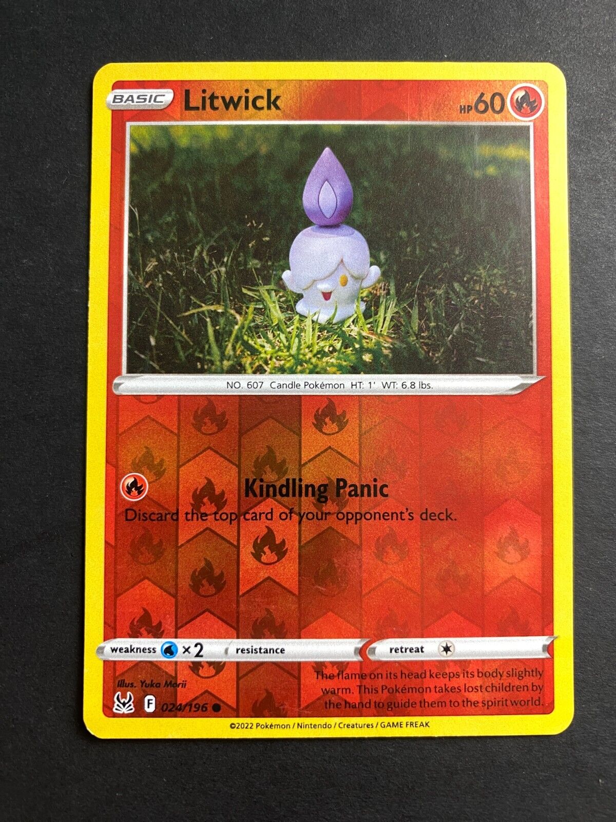 Pokemon Litwick 024/196 Lost Origin Reverse Holo VLP/NM