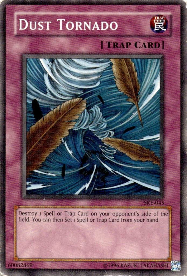 Yugioh Dust Tornado SKE-045 Common Unlimited Edition DAMAGED