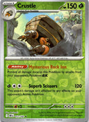 Pokemon Crustle 012/182 Destined Rivals Reverse Holo NM