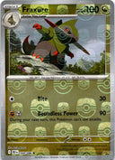 Pokemon Fraxure 069/086 Black Bolt Reverse Holo Master Ball NM