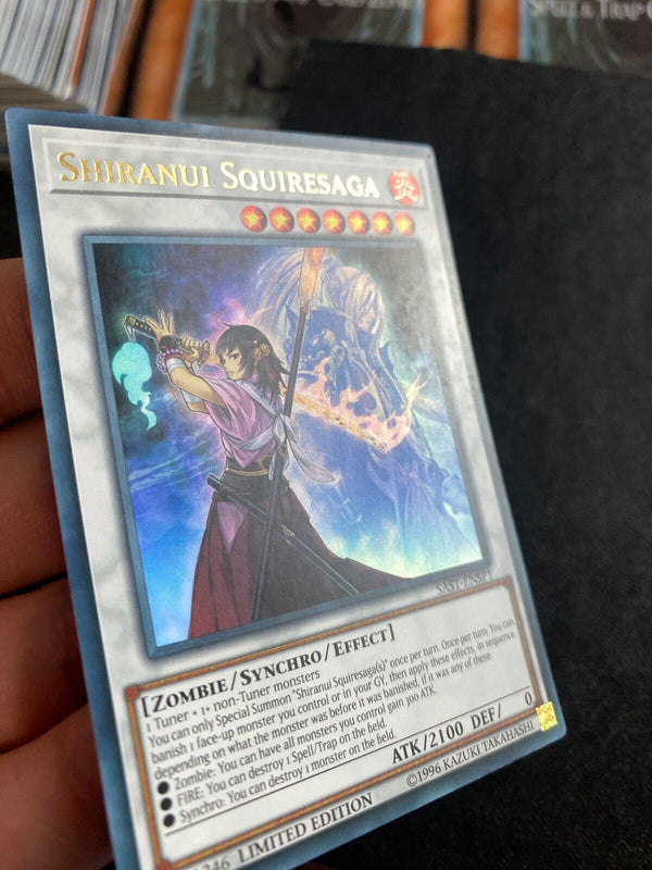 Yugioh Shiranui Squiresaga SAST-ENSP1 Ultra Rare Limited Edition MP