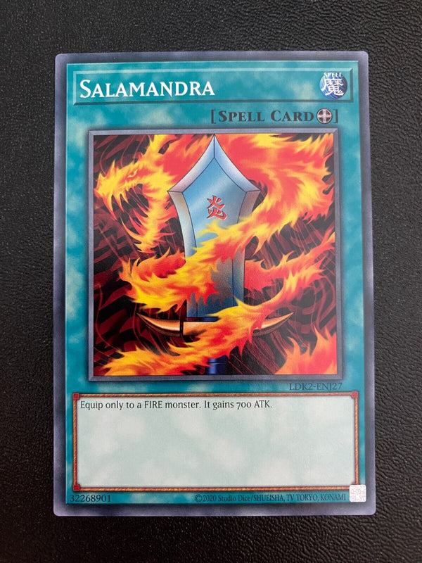 Yugioh Salamandra LDK2-ENJ27 Common Unlimited Edition NM