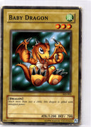 Yugioh Baby Dragon SDJ-003 Common Unlimited Edition DAMAGED