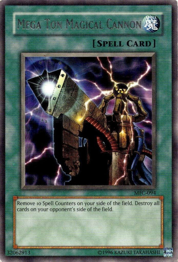 Yugioh Mega Ton Magical Cannon MFC-094 Rare Unlimited Edition MP/LP