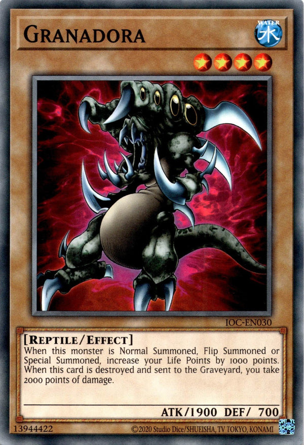 Yugioh Granadora IOC-EN030 Common Unlimited Edition NM