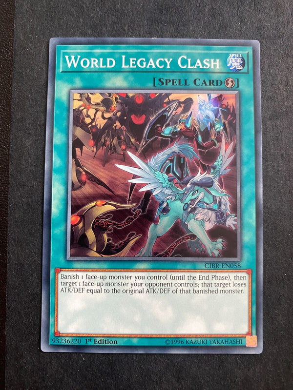 Yugioh World Legacy Clash CIBR-EN058 Common 1st Edition NM