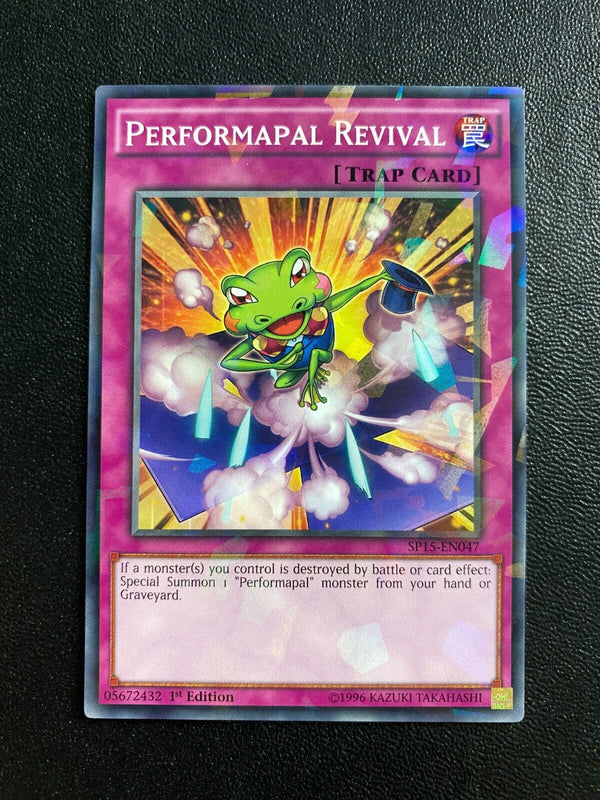 Yugioh Performapal Revival SP15-EN047 Shatterfoil Rare 1st Edition NM