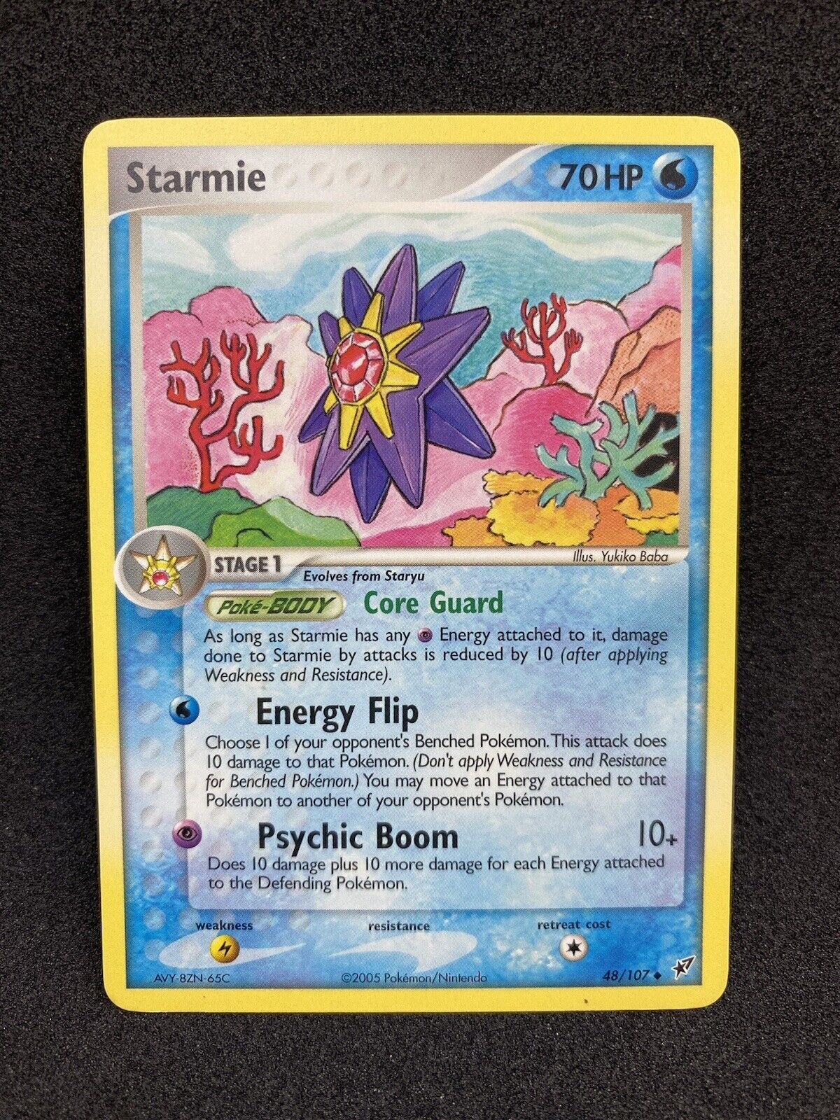 Pokemon Starmie 48/107 Uncommon Ex Deoxys NM-Mint