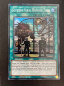 Yugioh Supernatural Danger Zone BODE-EN067 Super Rare 1st Edition NM/MINT