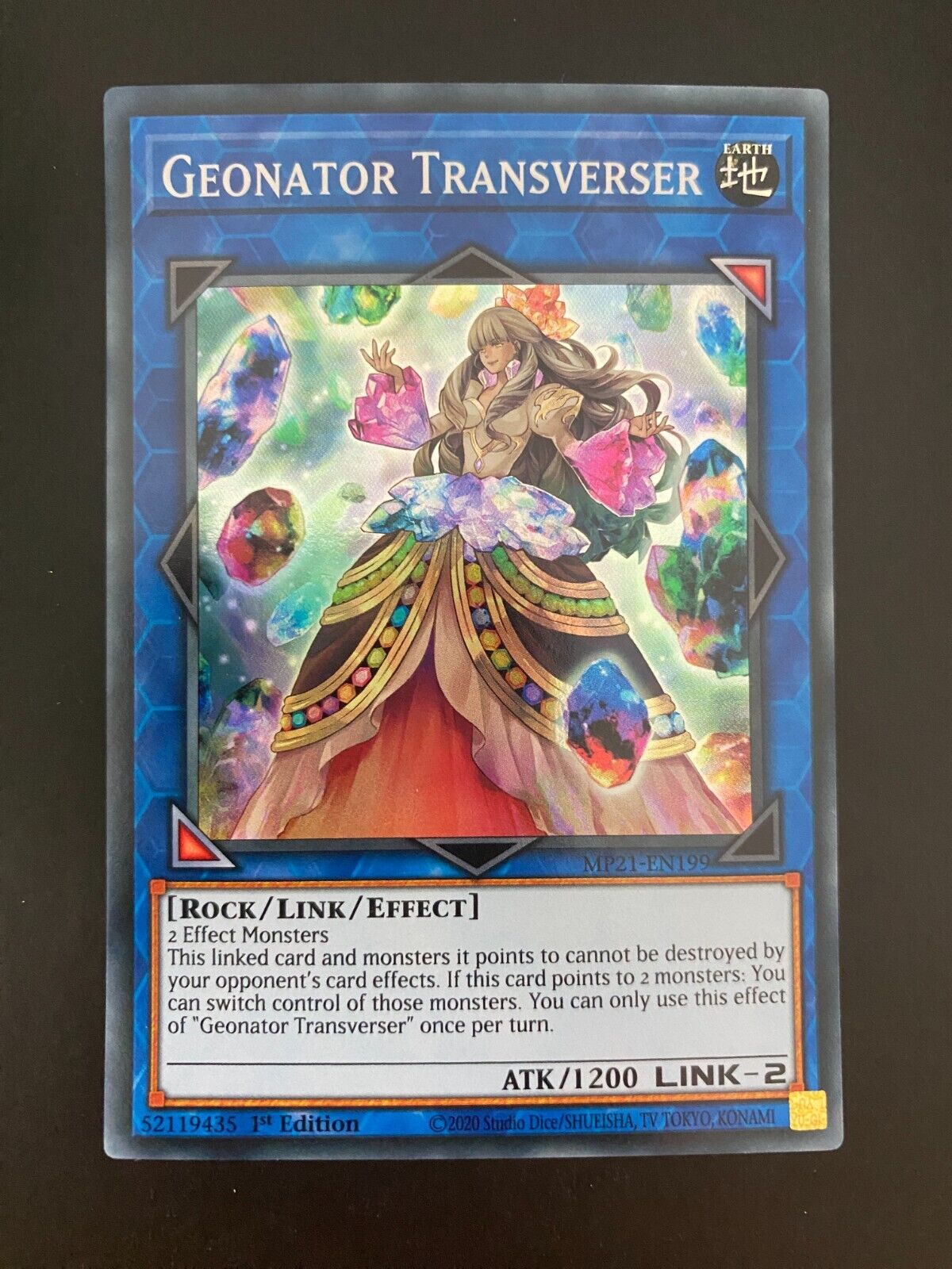 Yugioh Geonator Transverser MP21-EN199 1st Edition MINT