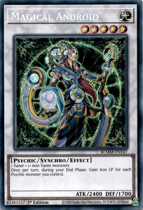Yugioh Magical Android BLMM-EN147 Secret Rare 1st Edition NM