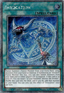 Yugioh Invocation RA04-EN281 Platinum Secret Rare 1st Edition NM