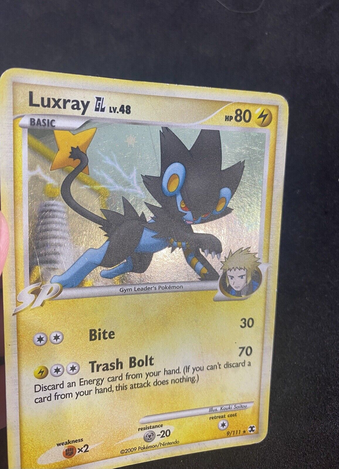 Pokemon Luxray 9/111 Holo Rare Rising Rivals MP