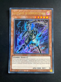 Yugioh Ghost Lancer, the Underworld Spearman BLMR-EN023 Ultra Rare 1st Ed VLP/NM