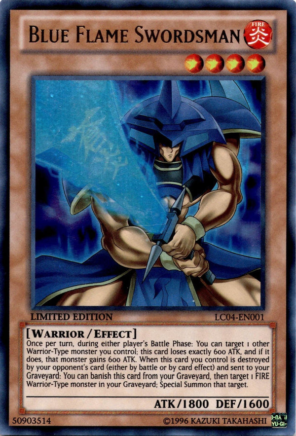 Yugioh Blue Flame Swordsman LC04-EN001 Ultra Rare Limited Edition VLP/NM