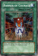 Yugioh Banner of Courage PGD-089 Common Unlimited Edition DAMAGED