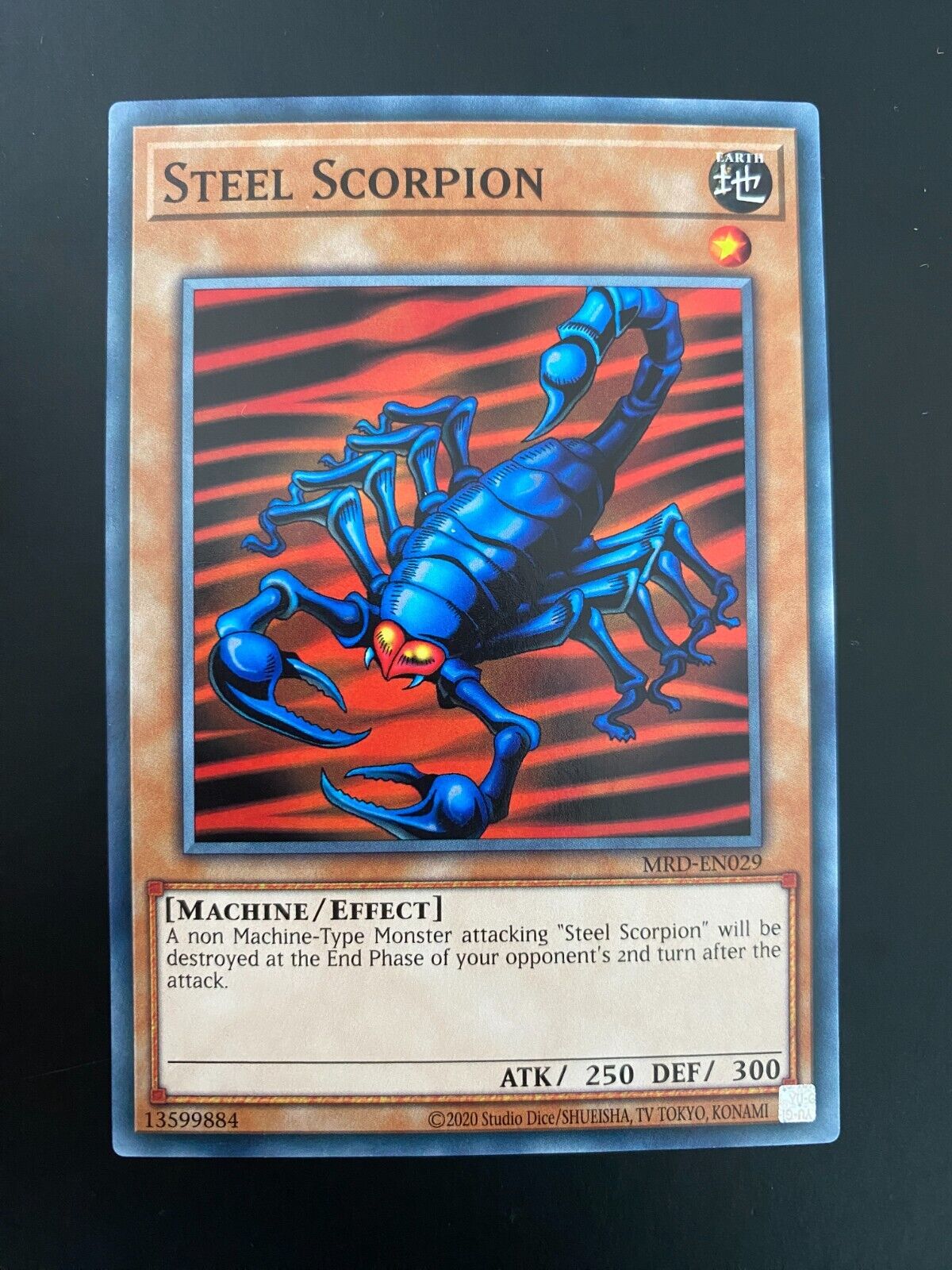 Yugioh Steel Scorpion MRD-EN029 Common Unlimited Edition NM/MINT