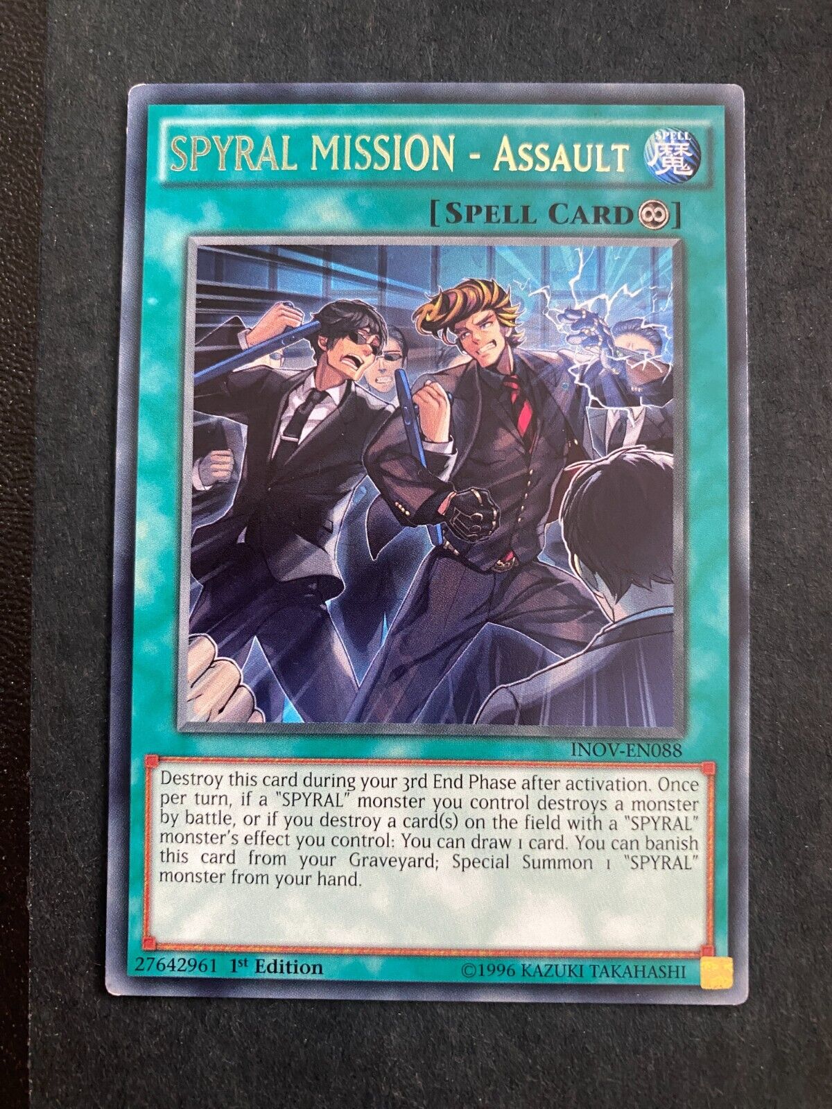 Yugioh SPYRAL MISSION - Assault INOV-EN088 Rare 1st Edition LP