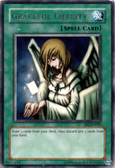 Yugioh Graceful Charity DB2-EN095 Rare Unlimited Edition DAMAGED/HP
