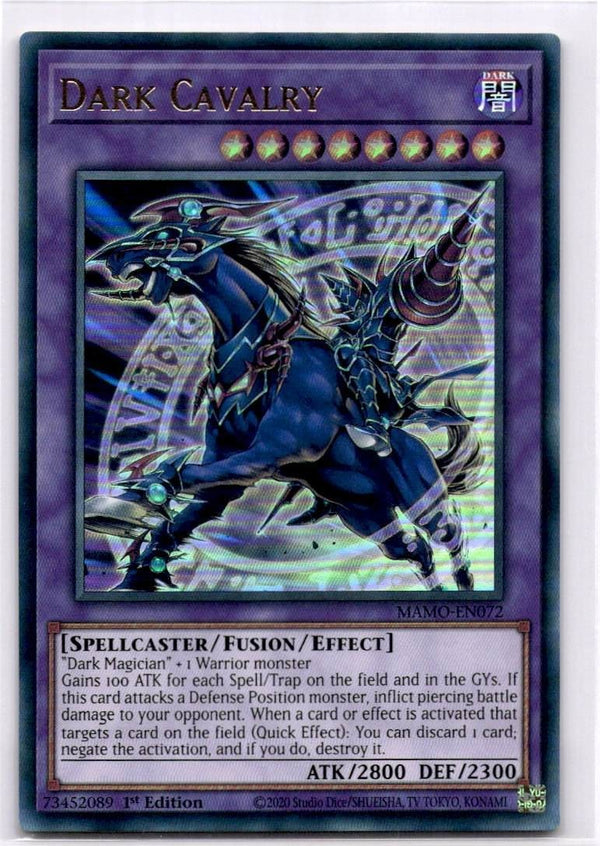 Yugioh Dark Cavalry MAMO-EN072 Ultra Rare 1st Edition NM