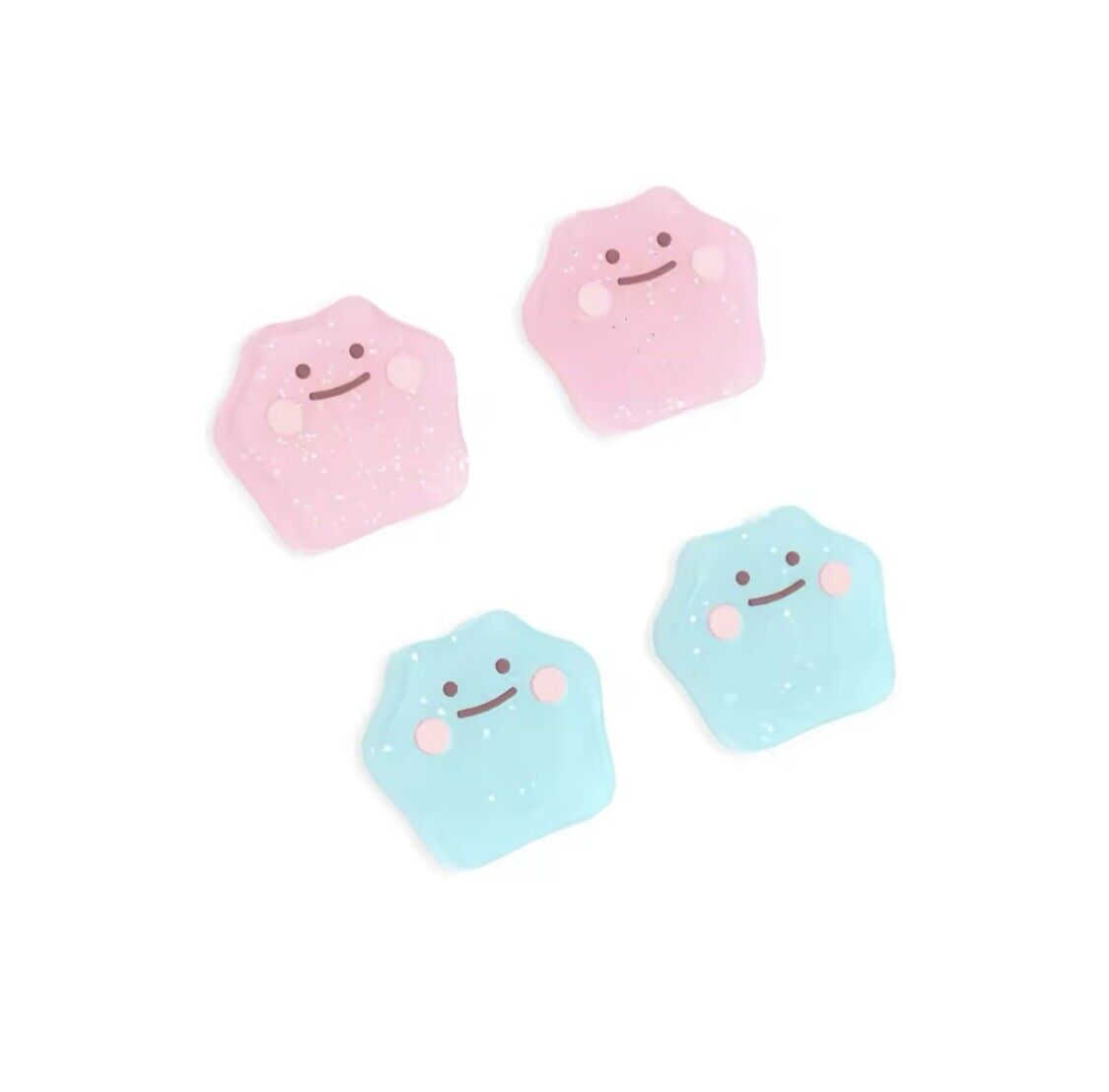 Pokemon Ditto Silicone Thumb & Button Grips for Nintendo Switch & Joy Con NEW