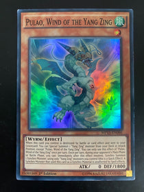 Yugioh Pulao, Wind of the Yang Zing MP15-EN086 Super Rare 1st Edition Light Play