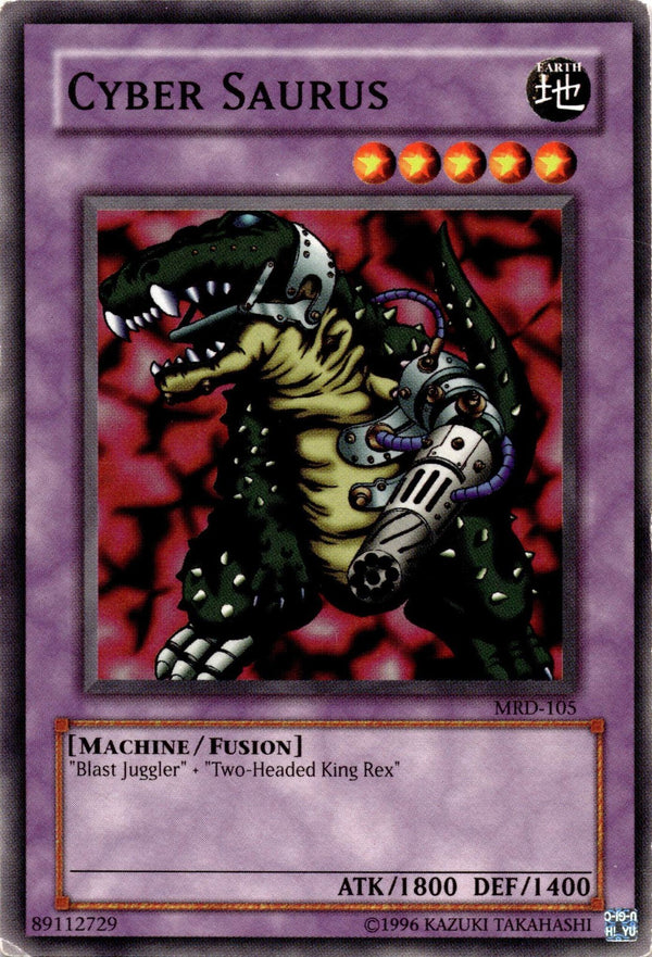 Yugioh Cyber Saurus MRD-105 Common Unlimited Edition HP/MP