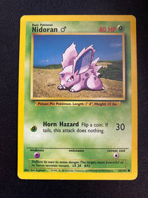 Pokemon Nidoran (M) 55/102 Base Set 1999 Non Holo MP