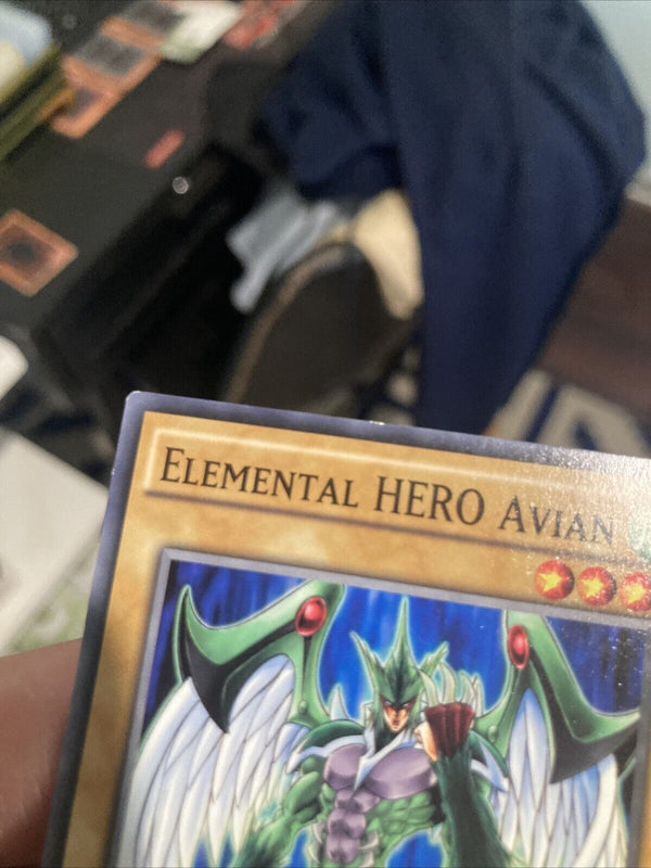 Yugioh Elemental Hero Avian SDHS-EN006 Common Unlimited Edition VLP