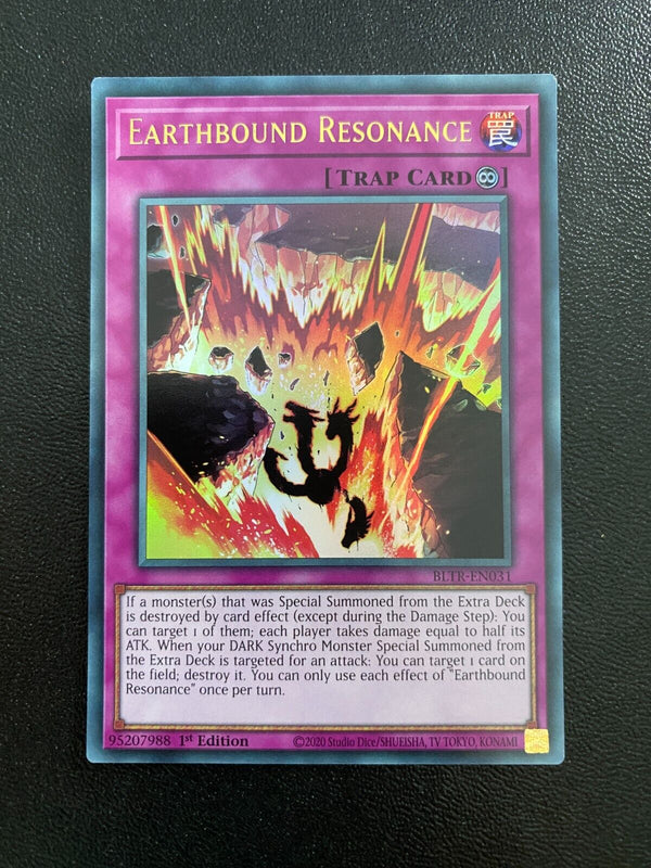 Yugioh Earthbound Resonance BLTR-EN031 Ultra Rare 1st Edition NM