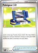 Pokemon Pokegear 3.0 186/198 Scarlet Violet Base Non Holo LP/NM