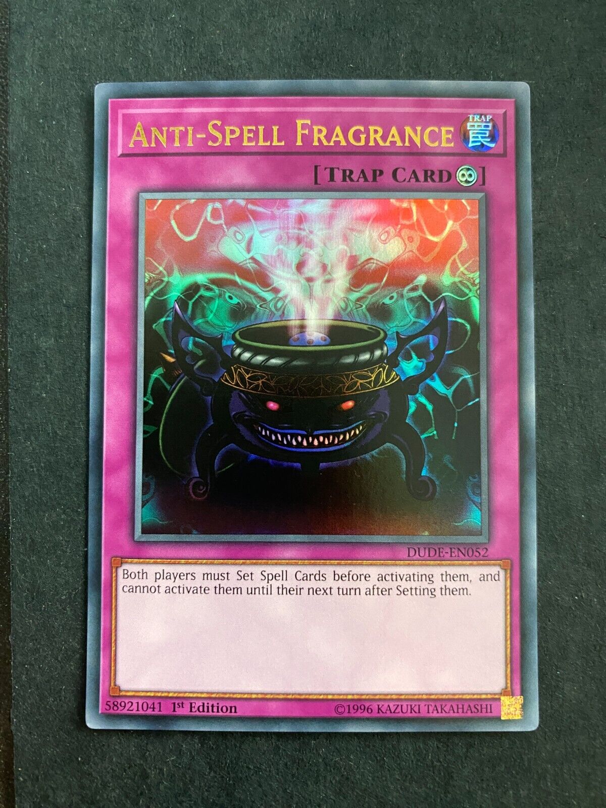 Yugioh Anti-Spell Fragrance DUDE-EN052 Ultra Rare 1st Edition LP