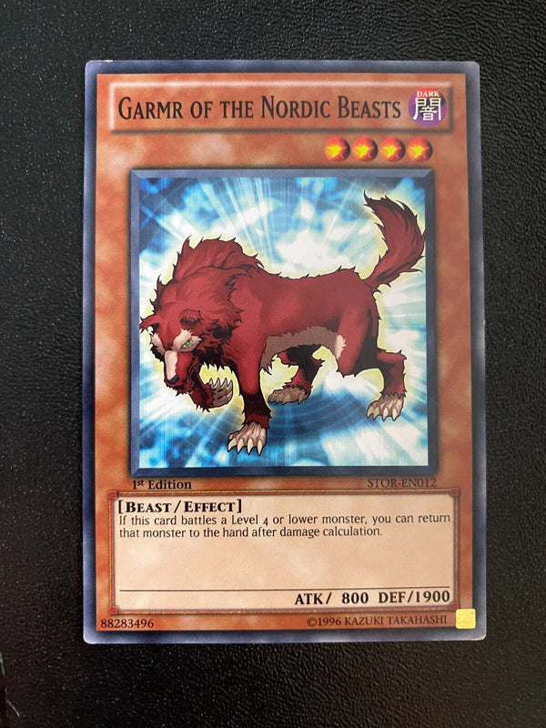 Yugioh Garmr of the Nordic Beasts STOR-EN012 Common 1st Edition LP