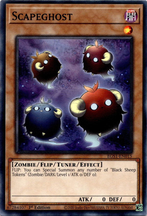 Yugioh Scapeghost EGS1-EN015 Common 1st Edition NM