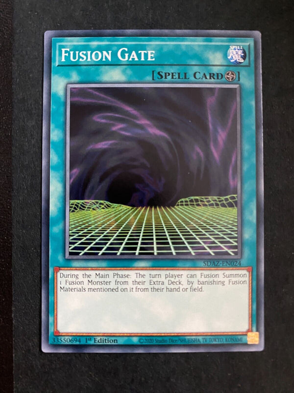 Yugioh Fusion Gate SDAZ-EN024 Common 1st Edition NM