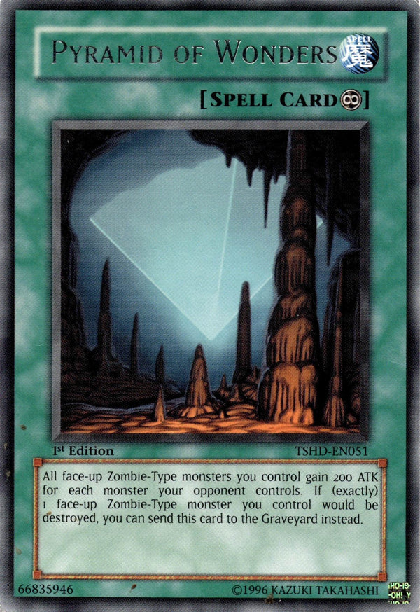Yugioh Pyramid of Wonders TSHD-EN051 Rare 1st Edition HP