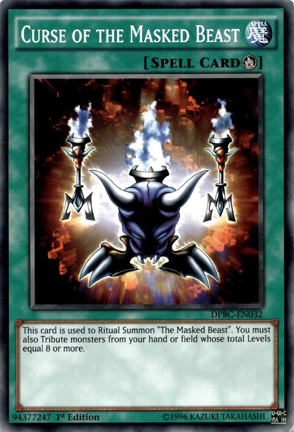 Yugioh Curse Of The Masked Beast DPBC-EN032 Common 1st Edition LP