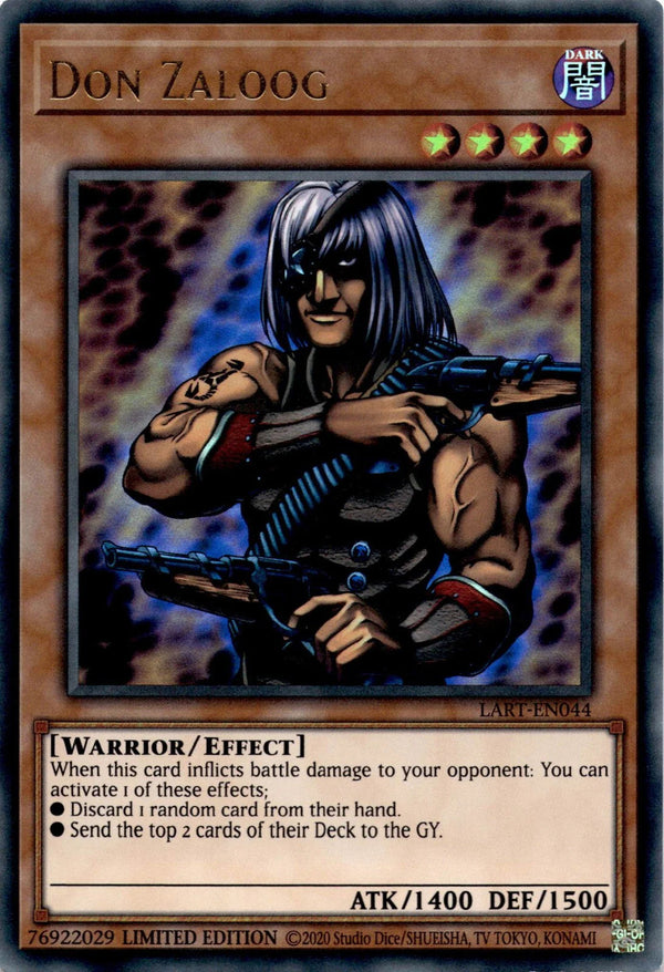 Yugioh Don Zaloog LART-EN044 Ultra Rare Limited Edition NM