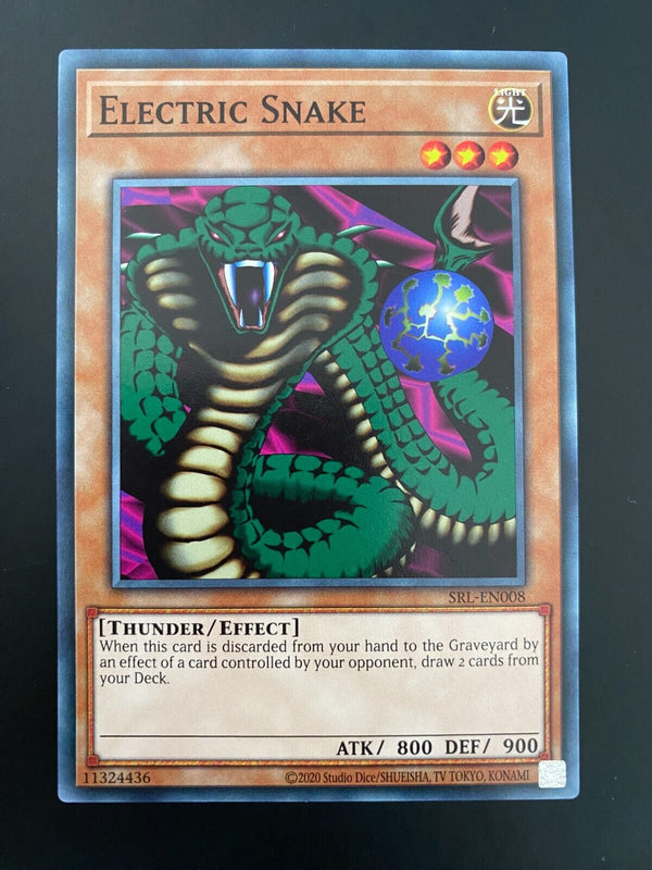 Yugioh Electric Snake SRL-EN008 Common Unlimited Edition NM/MINT