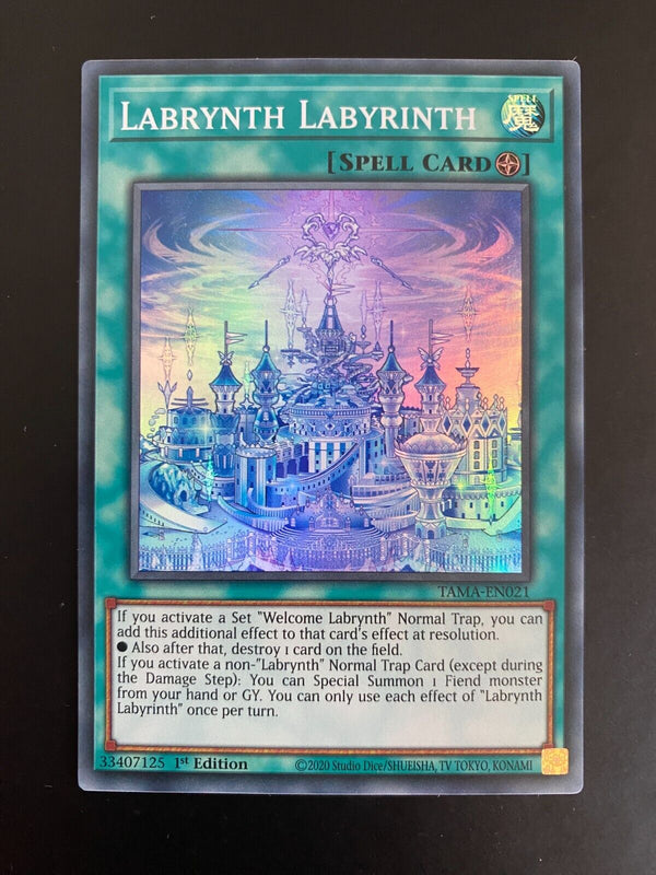 Yugioh Labrynth Labyrinth TAMA-EN021 Super Rare 1st Edition NM/MINT