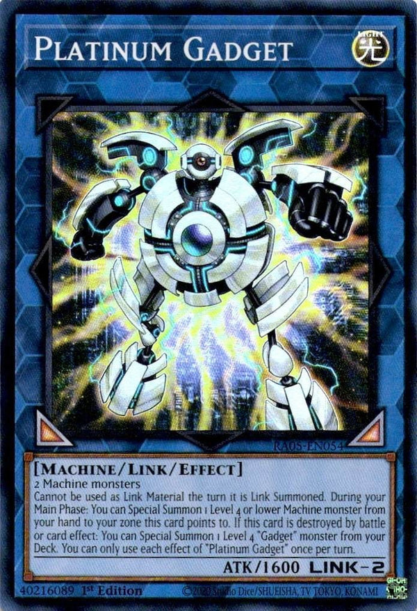 Yugioh Platinum Gadget RA05-EN054 NA Print Super Rare 1st Edition NM