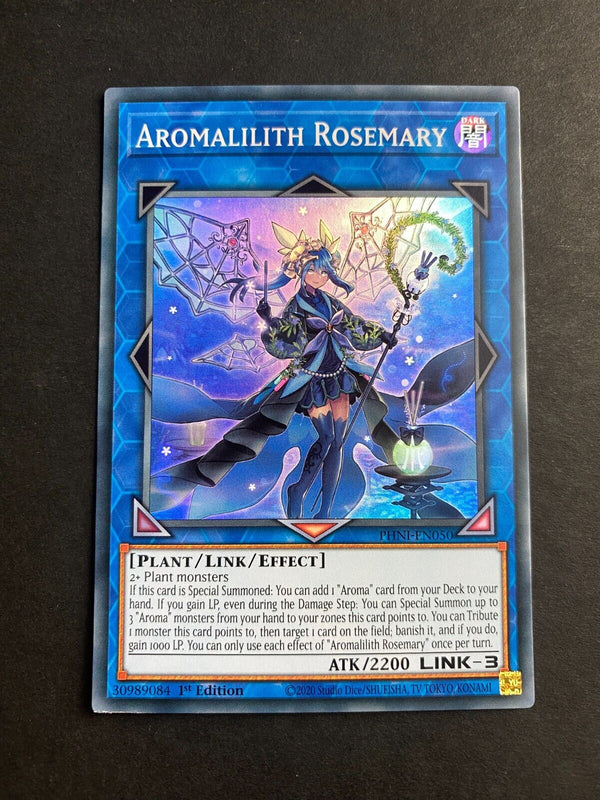 Yugioh Aromalilith Rosemary PHNI-EN050 Super Rare 1st Edition NM