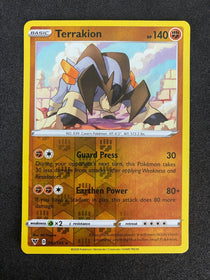 Pokemon Terrakion 092/185 Vivid Voltage Reverse Holo NM