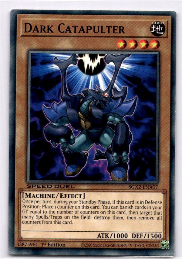 Yugioh Dark Catapulter SGX2-ENA07 Common 1st Edition NM