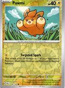 Pokemon Pawmi 056/142 Stellar Crown Reverse Holo NM