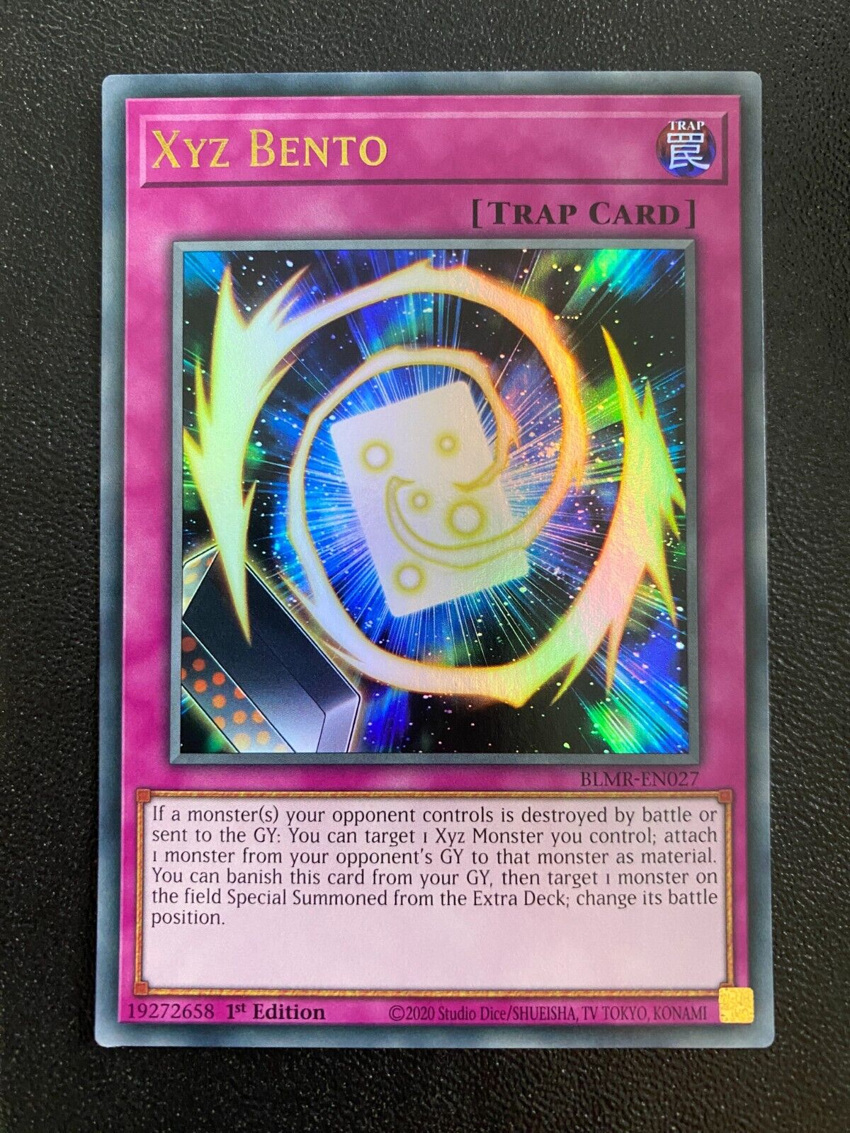 Yugioh Xyz Bento BLMR-EN027 Ultra Rare 1st Edition NM