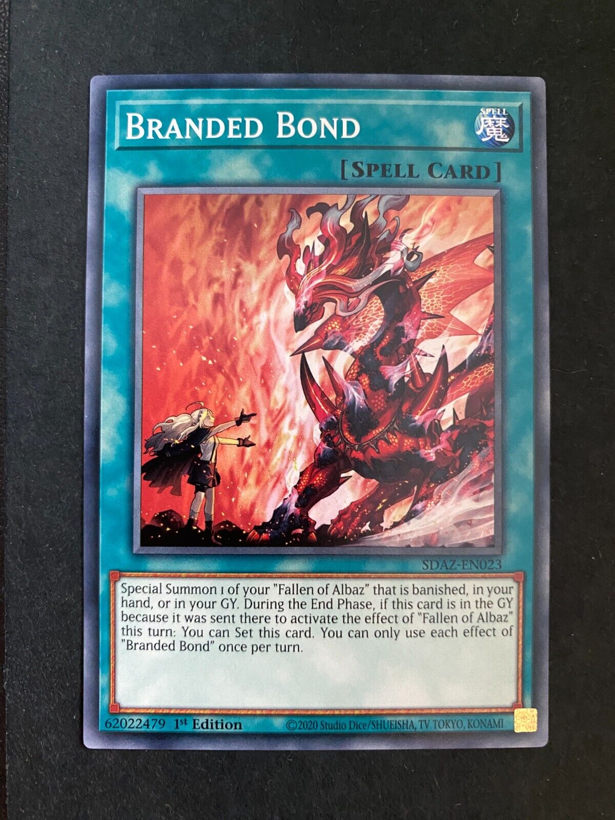 Yugioh Branded Bond SDAZ-EN023 Common 1st Edition NM