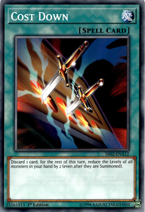 Yugioh Cost Down SS02-ENA12 Speed Duel Common 1st Edition VLP/NM
