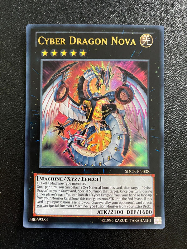 Yugioh Cyber Dragon Nova SDCR-EN038 Ultra Rare Unlimited Edition LP/VLP